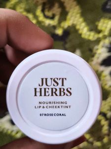 Just Herbs Lip & Cheek Tint - Rose Coral