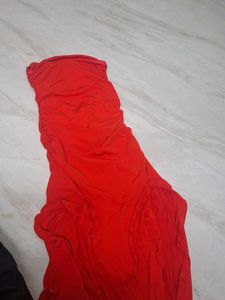 Stunning Red Strapless Dress