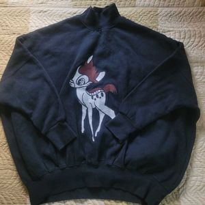 Vintage Bambi Turtleneck Sweatshirt