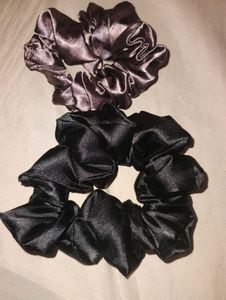 Satin Scrunchies Set