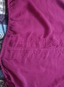 Crop Top  Beautiful purple lesh
