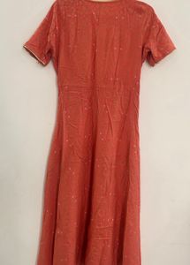 Stylish Orange Ethnic Kurta