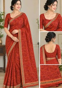 Heavy Cotton Jari Saree