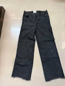 Wide Leg Acid Wash Jeans