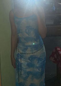 Sheer Chiffon Dress