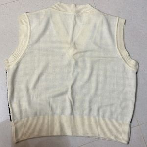 Cream Sweater Vest