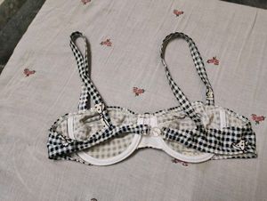 Cute Gingham Bra Top