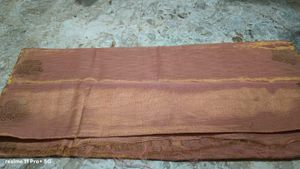 Elegant Rose Gold Saree