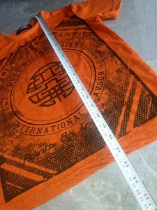 Vintage Orange Graphic T-Shirt