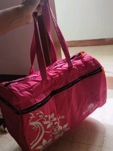 Pink Woodland Duffel Bag