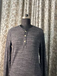 Men's Long Sleeve Henley Shirt