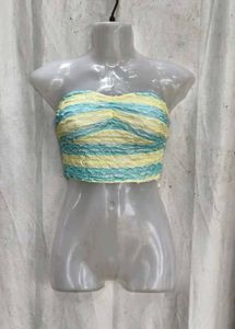 9168. Striped Bandeau Top