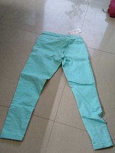 9-10 years girls Aqua Blue denim Pants