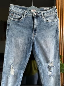 Size - 30 Lee Cooper Blue Distressed Denim Jeans