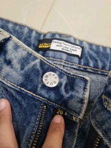 Off Duty Chill In Blue Wide-Leg Jeans | Size 26