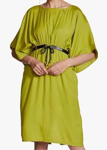 Chic Lime Green Kaftan Dress