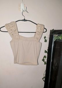 Chic Ruched Bust Tie Top