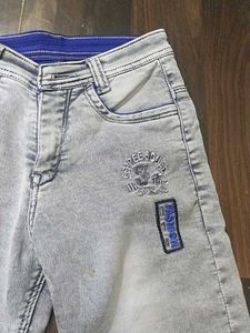 Stylish Light Wash Denim Jeans