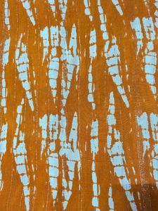 Orange Tie-Dye Sleeveless short Kurta