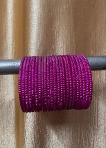 Elegant Magenta Bangles