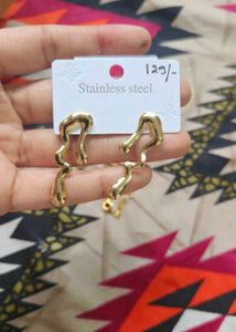 Heart Pendant Necklace &amp; Unique Earrings Set
