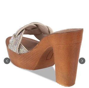 Catwalk Embellished Platform Heels