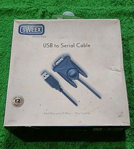 Sweex USB to Serial cable converts port-to RS232