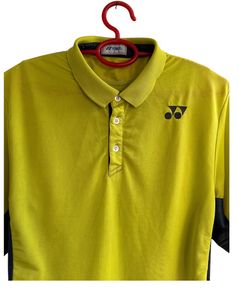 Yonex Men's Yellow Polo T-Shirt