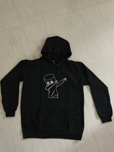Black Marshmello Graphic Hoodie( everysize availa