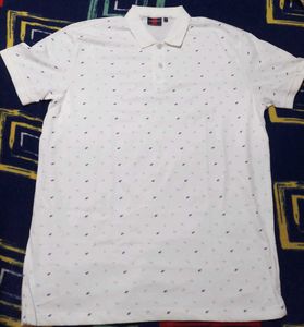 Original Allen Solly White Polo T-Shirt