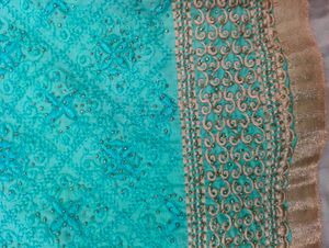 Elegant Teal Embroidered Kurta