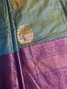 Vibrant Silk Saree with Traditional Motifs