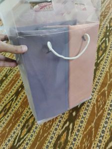 Elegant Bedsheet - Peach &amp; Grey