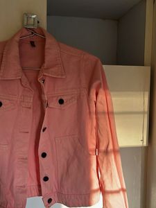 Style up -Women's light Pink Denim Jacket