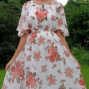 Vintage Floral Fabric dress