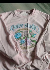 Pink Graphic Sweatshirt