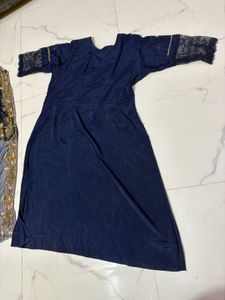 pure handwork Navy Blue dress