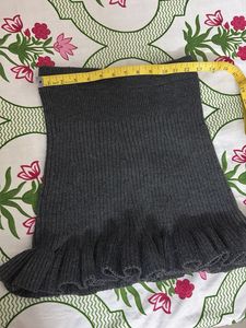 ruffled skirt