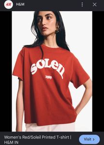 H&M Rust Graphic Tee