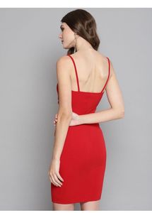 Red Bodycon Party Dress