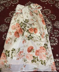 Floral Print Skirt and top