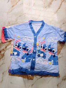 Cute  Print Pajama Set