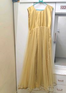 Elegant Golden Lehenga Choli Set