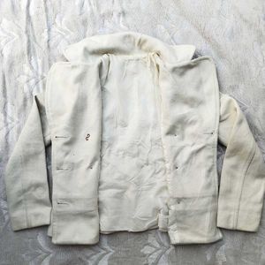 White Peacoat Jacket