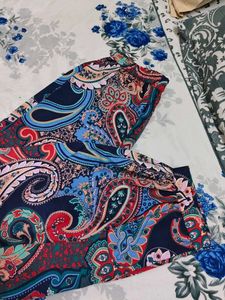 Vibrant Paisley Print Kurta