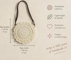 Handmade Crochet Round Bag