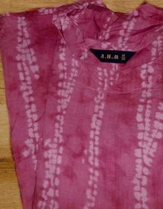 Pink Short Kurta