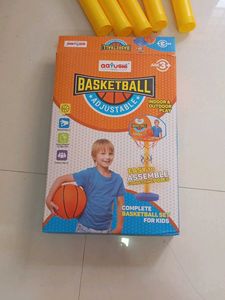Adjustable Basketball Toy 2 rings broken
