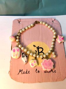 Charming Beaded choker with Charms