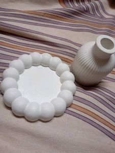 bubble coster with ribber vase x2 quantity